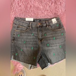 Judy Blue Cactus Jean Shorts